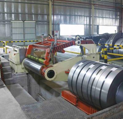 China Construction worksÂ   Full automatic high speed slitting line (twin slitters) 3x1600mm for sale