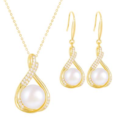 China Milliedition Popular Trendy Environmental Friendly Plating 18k 925 Sterling Silver Pearl Earrings Jewelry For Women for sale