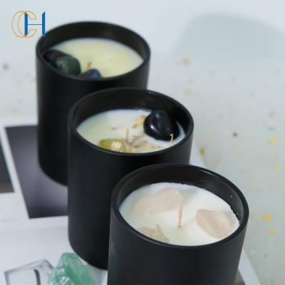 China Birthdays Wholesale Empty Special Christmas Halloween Scent Candle Crystal Jar for sale