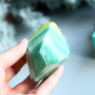 China Logo Skin Whitening Care Natural Organic Crystal Soap Handmade Custom Formula for sale