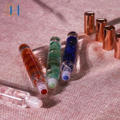 China Luxury modern wholesale skin care accessories natural quartz rollerball essential oil roller bottle for sale