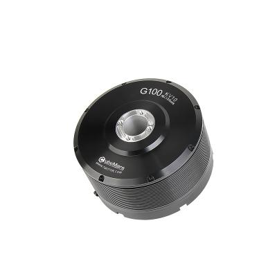 China T-MOTOR G100 KV10 DC Motor 24V Waterproof Brushless Motor For Mini Laser Radar Motor With Hollow Shaft For Gimbal System for sale