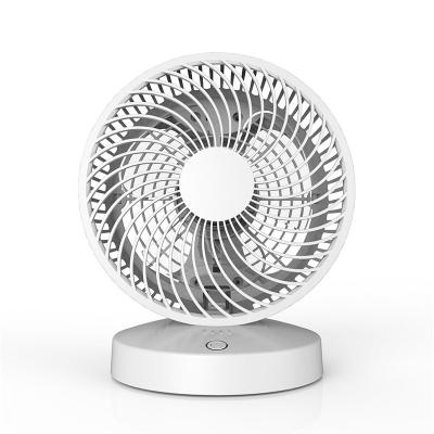 China Hotel Hot Sale Mini Fans Manufacturer Rotating Plastic Usb Table Desk Rechargeable Fan for sale