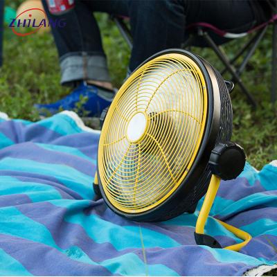 China Hot Sale Floor Fan Rechargeable DC Rechargeable Fan Outdoor Rechargeable Floor Fan for sale