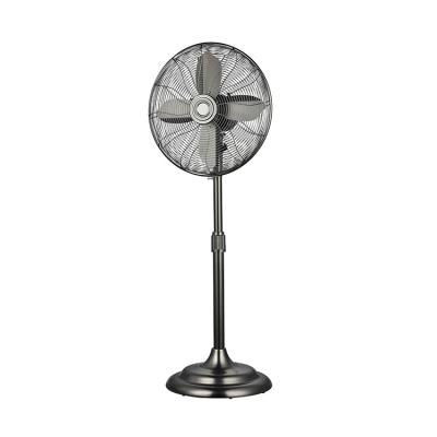 China Retro 16 Inch Industrial Pedestal Fan Household Stand Metal Material for sale