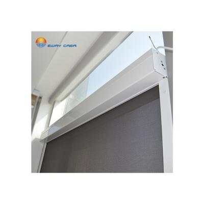 China Smart Electric Outdoor Wind Proof Motor Roller Blind Blinds Blackout Motorized Roller Blinds NO_MRB_ORC_35T for sale