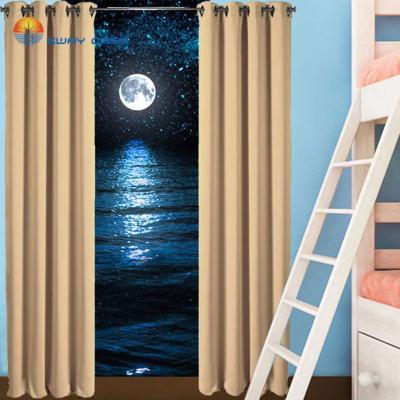 China Cheap Customized Blackout Curtain Blackout Curtain For Living Room Wholesale Curtain Fabric for sale