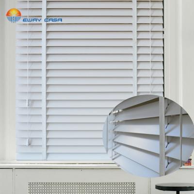 China Waterproof Customized Wooden Blinds Real Wood Slats Horizontal Blinds No.: WB_MB580 for sale