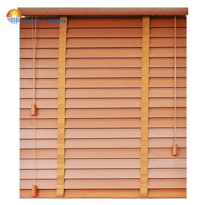 China Venetian Blind Wood Shade MB_TM Real Wood Slat Window Slats for sale