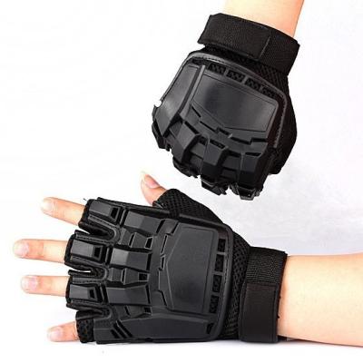 China Outdoor Cycling Neoprene Mountain Bicycle Half Finger Sports Gloves MTB Gloves Shockproof Breathable Gloves Sport For Unisex for sale