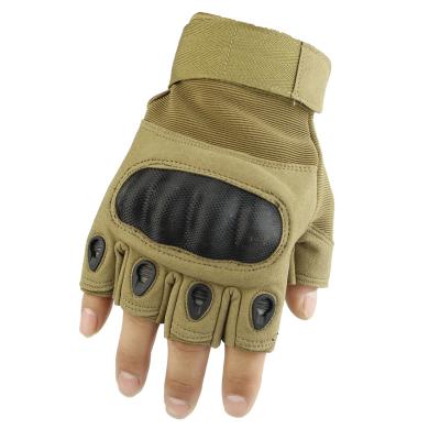 China Outdoor fingerless workout fitness protective half finger gloves weightlifting half finger gloves tactical cycling sport for sale