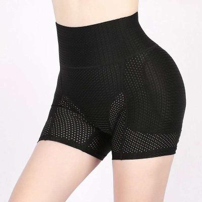 China 2021 New Design Antibacterial Women's Lace Fake Buttocks Briefs Butt Lifter Padded Control Panties Hip Enhancer Shapewear Boyshort Underwear for sale