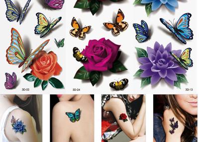 China Van de de Bloem Tijdelijke Manier van vrouwen van de de Tatoegeringensticker Langdurige de Tatoegeringssticker Te koop