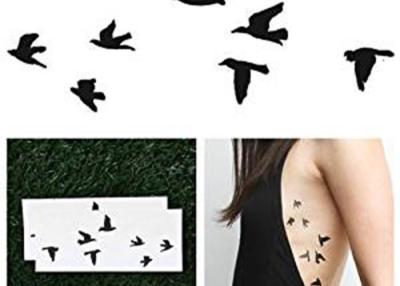 China Butterfly Temporary Lower Back Body Tattoo Stickers For Adults / Children for sale