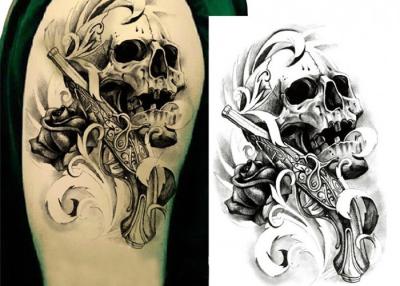 China Etiquetas falsificadas provisórias da tatuagem do corpo da cara decorativa do logotipo da tatuagem à venda