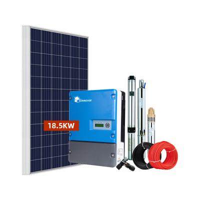 China Home/Farm Solar System/Commercial 18.5KW MPPT 380V Water Proof Hybrid Solar Pump Inverter For Irrigation for sale