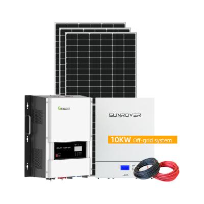 China Complete commercial off gid 10kw15kw 20kw 30kw solar power system for sale