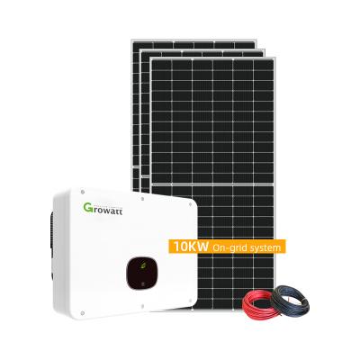 China 20kw 10kw home high quality grid tie 15kw 10000w solar inverter system set on grid for sale