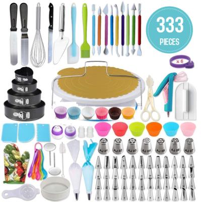 China Viable Baking Tools Bakeware Pcs Cake Decorating Tools Kit Fondant Cake Decoration for sale