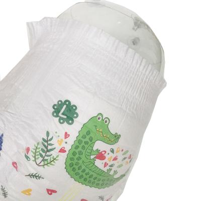 China Korean Printed Disposable Baby Diaper Pants Baby Diaper Pants for sale