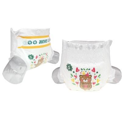 China Japan's Highest Quality Baby Printed Disposable Diaper Dinner Diaper Soft Fraldas For Newborn Babies for sale