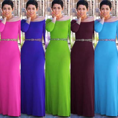 China Dalesell Ladies Maxi Dress Plus Size Casual Anti-Static Elegant Dresses for sale