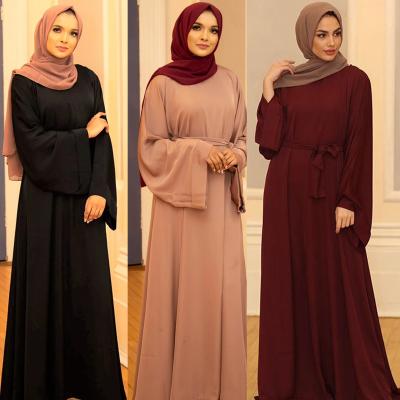 China 2021 Best Selling Breathable Islamic Long Dress Women Arab Ladies Middle East Clothing Dalesell Amazon Modest Abaya Muslim Supplier for sale