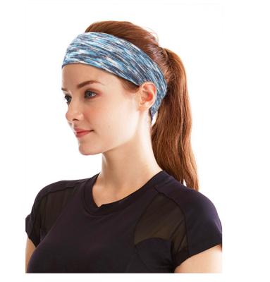 China Absorting Dalesell Dalesell Women's Headband Yoga Sports Hair Elastic Band Travel Sweat Running Fitness Sweat Wicking Non-slip Light Head for sale