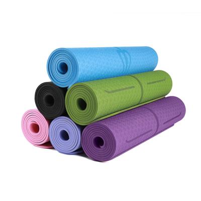 China Yoga Exercises High Quality Wholesale Dalesell Fitness Double Side Band Yoga Exercises Mat for sale