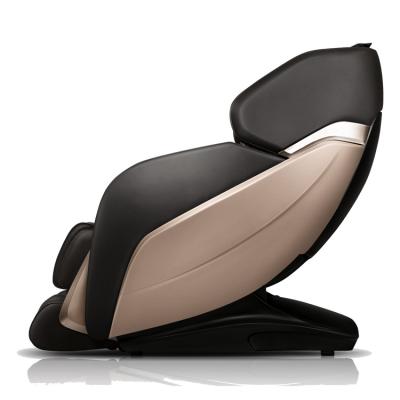 China 2019 Office Shiatsu Gintell Gold Genuine Body Leather Relax Head Full Body Health Life Gravity Massage Chair for sale