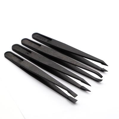 China Hot Selling 93303 High Quality 93305 93308 ESD Antistatic Tweezers Antimagnetic Heat Resistant Plastic Tweezers for sale