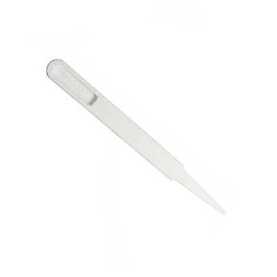 China High Quality Factory White Color 93303 Heat Resistant Antistatic Plastic Tweezers for sale