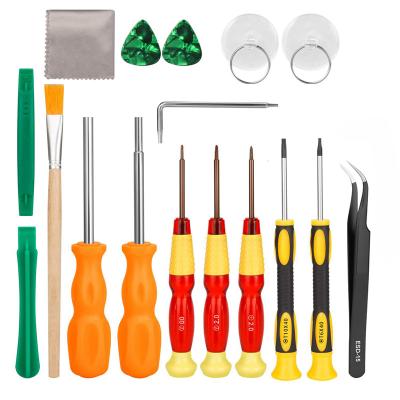 China Multi-used Professional Full Head Screwdriver 17 In1 Security Screwdriver Set Bit Repair Tool Kit For Nintendo Switch /Joycon 3Ds and Nintendo à venda