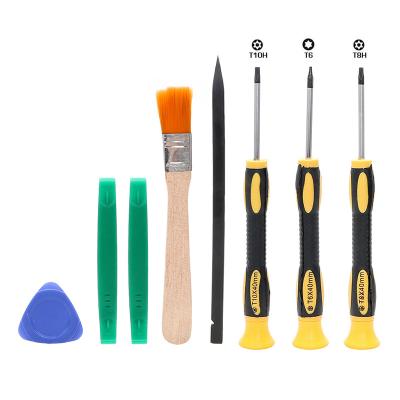 中国 Mixed Screwdrivers 8 in 1 Opening Tool Kit For Xbox One Xbox T8 T6 T10 360 Torx Screwdriver Tool Kit Repair Repair PS3 PS4 販売のため