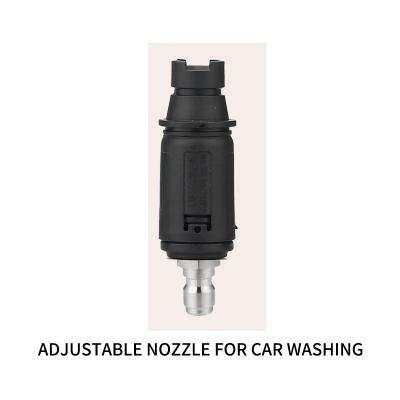 China Adjustable Sandblaster Spray Nozzle Car Wash Dirt Attachment Plastic Stainless Steel / with 1/4 Quick Release Plug Connector for Car Wash High Pressure Gun for sale