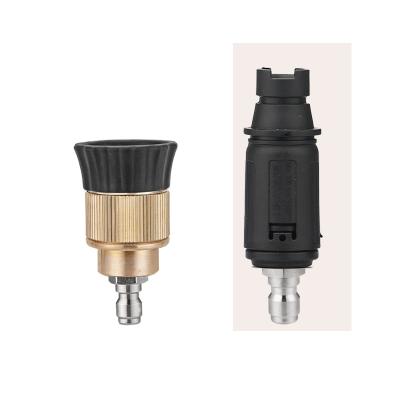 China Plastic\Brass Car Wash Accessories Rotating Dirt Blaster Turbo Nozzle With 1/4 Quick Release Socket Connector For Car High Pressure Cleaning for sale