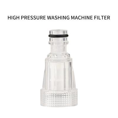 China PP Material Car Washing Machine G3/4 Water Filter High Pressure Connection Accessory Plastic Fitting For Pressure Washer Machine for sale