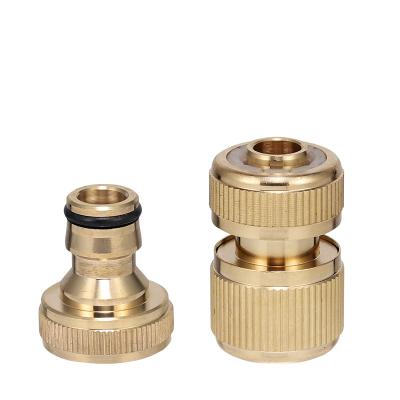 China Brass Car Wash Accessories Water Inlet Nipple For Car Wash Machine Hose Gun Adapters Kit High Pressure Quick Connect Kits for sale