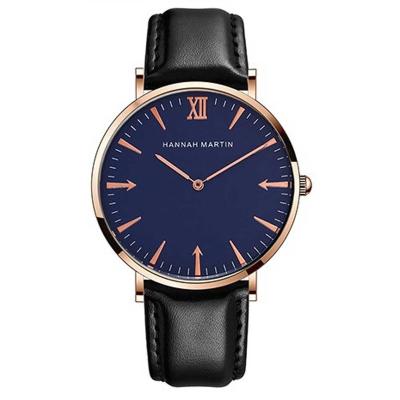 China 2019 Luxury Hannah Martin HM-01 Leather Strap Men Woman Fashion Sports Wristwatches Japan Quartz Movement Water Resistant for sale