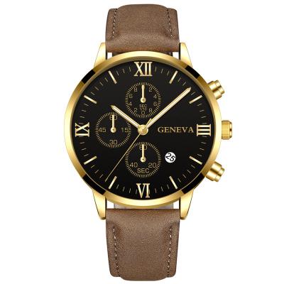 China Top brand Relogio Masculino D30 luxury men's fashion day/date date alloy case sport quartz luxury male clock male watch for sale