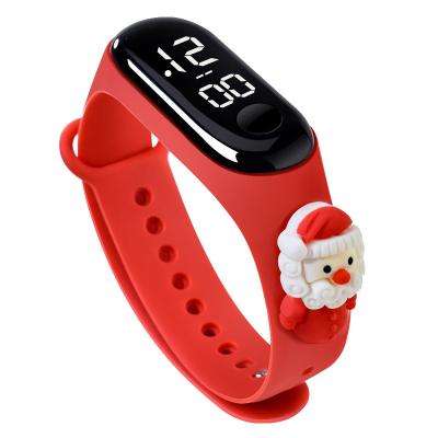 China Popular New Day/Date Santa Millet LED Wrist Watch Student Electronic Sports Touch Waterproof Electronic Watch Doll Watch for sale