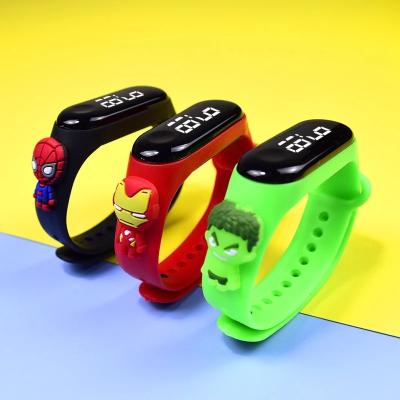 China 2021 one dollar animal date child automatic watch led watch spiderman dot bracelet kidz kids MI touch screen new cartoon doll kids watch for sale