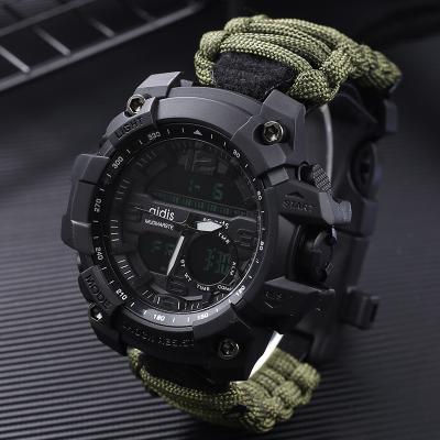 China Military Digital Compass Alarm Watch Multifunctional Sports Watches for sale