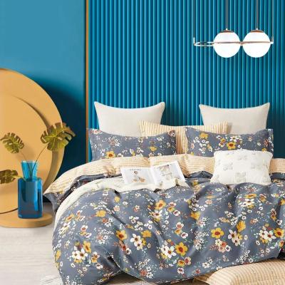 China Breathable Wholesale Cheap Cotton Fabric With Small Flower Pattern For Bedding Set 235cm Printed Cloth for sale