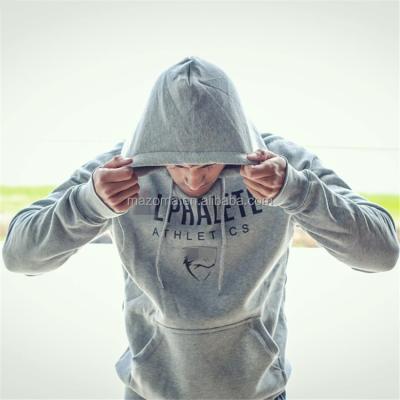 China Workout Bodybuilding Pullover Sporty Long Sleeve Men's Breathable Gym Hoodies for sale