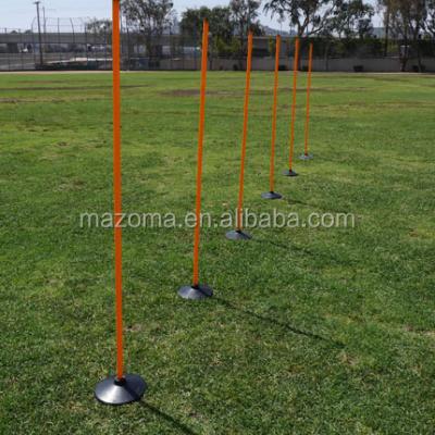 China Bodybiulding Sports Football / Basketball Agility Training Poles With Rubber Base for sale