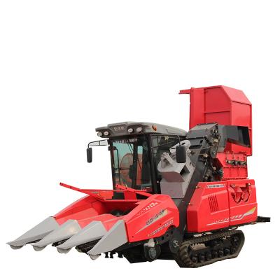 China 4YZP-3B 4WD corn crawler type mechanized corn harvesting machine for sale corn harvester price for sale