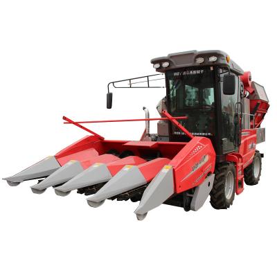 China Cheap Price Maize Harvesting Equipment Agricultural Corn Harvester 4 Rows Corn Harvester for sale