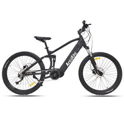 China Aluminum Alloy ANLOCHI Long Range Electric Mountain Bike Bafang 48V 27.5inch High Quality Mid Motor Electric Bike for sale