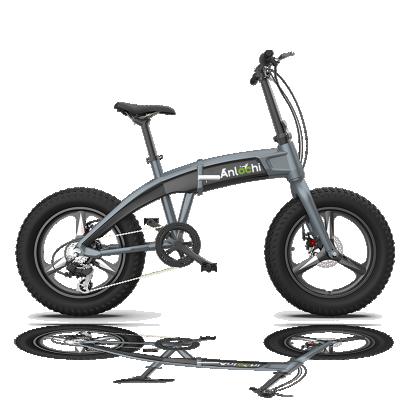 China ANLOCHI Aluminum Alloy Electric Snow Bike Cheap Fat Beach 20 Tire Folding Electric Fat Bikes For Adult for sale